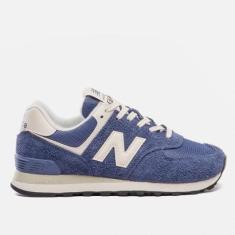 Tênis Couro New Balance 574 V'2 Feminino-Feminino