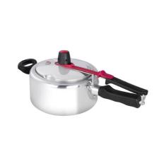 Panela De Pressão 3L Clock Original Polida com Fechamento Interno, 3L,