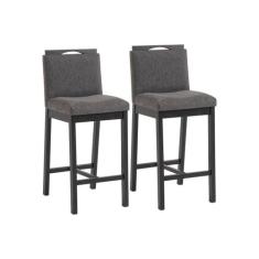 Conjunto 2 Banquetas Madeira Maciça Dani - Ease Móveis