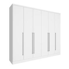 Guarda Roupa Casal 6 Portas 8 Gavetas com Espelho Portugal 270cm Yesca