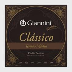 Encordoamento Giannini Para Violão Nylon Média Geenwpm