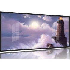 Quadro Decorativo Pintura Farol Vertical 120x60 3 Peças