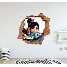 Adesivo Buraco de Parede Detona Ralph tamanho 55cm x 50cm