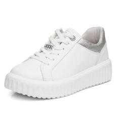 Tenis Casual Feminino Pegada couro Brilho 212103 Flatform