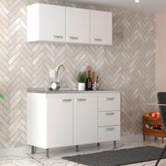 cozinha compacta ipanema 5 pt 3 gv branca