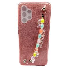 Capa Capinha para Samsung Galaxy a32 4g tela 6.4 C/ pulseira perola - 