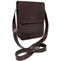 Bolsa Capanga Carteiro Couro - Pasta Porta Notebook Tablet Celular Lap