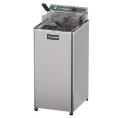 Fritadeira elétrica zona fria com pedestal metalcubas 15 litros foe15p