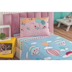 Jogo De Lençol Bouti Solteiro 3 Peças Estampado Várias Cores - Doce La