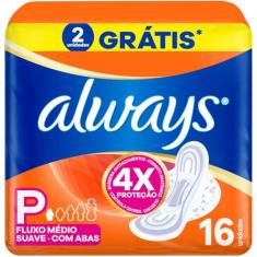 Absorvente Always Super Proteção Suave - 16 unidades