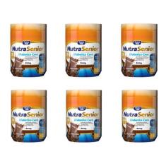 Kit 6X Nutra Senior Adulto 50+ Diabetics Care Complemento Alimentar 80