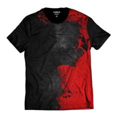 Camiseta Drácula Vampiro Sangue Blood - Di Nuevo, Preto, P