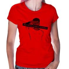 Baby Look Pelo fim do futebol moderno - Foca na Moda, Vermelho, GGG