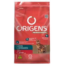 Ração para Gatos Castrados Origens Sabor Carne 3kg