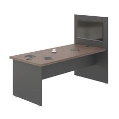 Mesa Com Painel Clat Freijo Preto