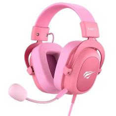 Headset Gamer Havit H2002D, Drivers 53mm, P3, XBOX ONE e PS4, Rosa - HV-H2002P-Unissex