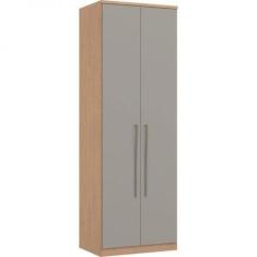 Guarda Roupa Modulado Elegance 2 Portas 78,5 cm - Carvalho/Cinza - Móv