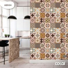 Papel De Parede Cozinha Azulejo Português Lavável  3M