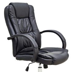 Cadeira Escritório Presidente Best Giratória Regulagem de Altura à Gás Preto