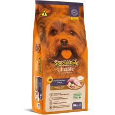 Ração Special Dog Ultralife Sênior Raças Pequenas Sabor Frango e Arroz 10 Kg