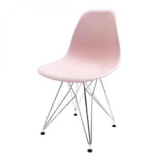 Cadeira Eames Eiffel Empório Tiffany Rosa/cinza