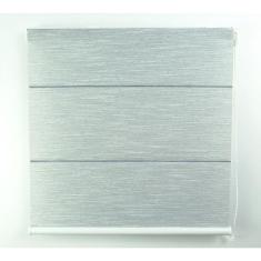 Cortina Romana Napoles Com Blackout Crisdan 2,00 Largura X 1,60 Altura Cinza