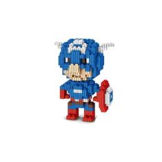 Figura Nano Blocks 3D Armable Lego Type Captain America