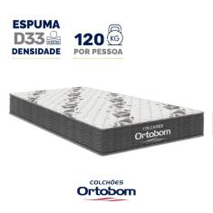 Colchão de Espuma D33 Ortobom Airtech 100 Solteiro 88cm
