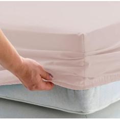 Lençol Queen Avulso Com Elástico Percal 200 Fios 100% Algodão - Dryka 