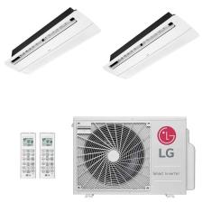 Ar-Condicionado Multi Split Inverter LG 18.000 (2x Evap Cassete 1 Via 12.000) Quente/Frio 220V								