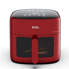 Fritadeira Sem Óleo Air Fryer eos Chef Gourmet 6.2 Litros Compacta Digital Vermelho EAF60V 110V