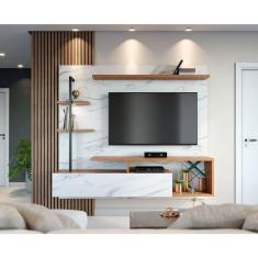 Painel para TV até 58 Polegadas com LED 1 Porta Maragogi Colibri