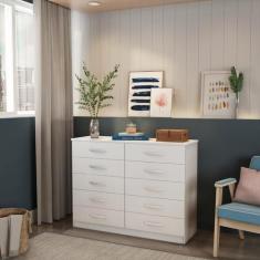 Cômoda Denver 10Gv Branco - Mobly