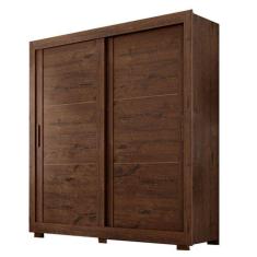 Guarda Roupa Casal Titanium Jacarandá – Zanzini