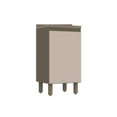 Balcão De Cozinha Modulado Connect 1 Porta C/ Tampo Duna/cristal - Henn