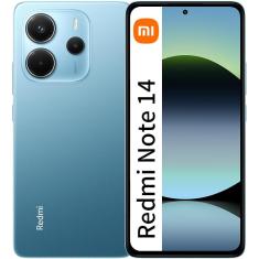 Imagem de Smartphone Xiaomi Redmi Note 14 4G 256GB 8GB RAM Global e Desbloqueado Ocean Blue (S/ NFC)