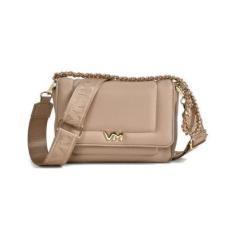 Bolsa Shoulder Quadrada Via Marte Alça Longa e Corrente Ajustável B2-518-Feminino