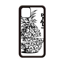 Capa Pineapple Trend Fruit Line Desenho para iPhone 11 Pro Max Capa para Apple Mobile Case