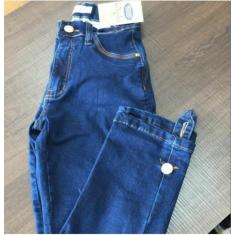 Calça Jeans Feminina Cropped