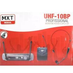 Microfone Lapela Sem Fio Headset Uhf-10Bp Profissional - Mxt