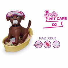 Figura De Vinil - Pets Da Barbie - Pet Care - Cachorrinho Dj - Pupee