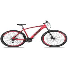 BICICLETA KSW XLT 100 21V SHIMANO RODA LIVRE ARO 29 FREIO A DISCO TAMANHO 21
