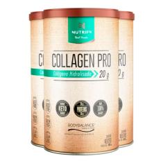 Kit 3 Collagen Pro Colágeno Hidrolisado Neutro Nutrify 450g