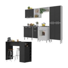 Armário de Cozinha com Bancada Americana Xangai Multimóveis MP2203, Br