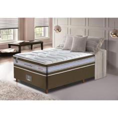 Conjunto Cama Box Solteiro de Molas Ensacadas D33 Cama inBox Select Fi