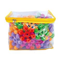 Blocos De Montar Kit Polibol De Encaixe Brinquedo Educativo - Maxi Toy