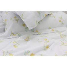 Jogo de Cama Percal 400 Fios 100% Algodão Egípcio Queen 4 Peças - Casa