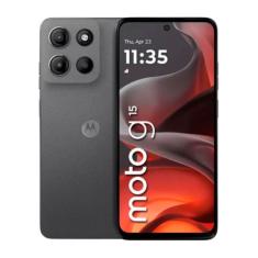 Smartphone Motorola Moto G15 XT2521-2 256GB 4GB RAM Dual SIM Tela 6.7"