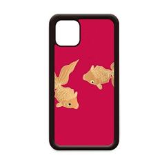 Capa de pintura de peixe da cultura japonesa para iPhone 12 Pro Max para Apple Mini Mobile Case Shell