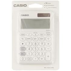 Casio MS-20UC Calculadora Compacta de 12 Dígitos, Branco, 149.5 × 105 × 22.8 mm